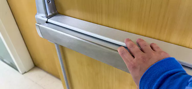 Installing a Push Bar on a Door Chillicothe